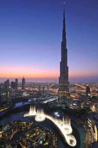 Project: Burj Khalifa in Dubai, UAE by Skidmore, Owings and Merrill